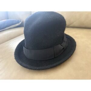CLASSY Brixton Short Rim Felt Wool Crushable Bowler Fedora Black One Size